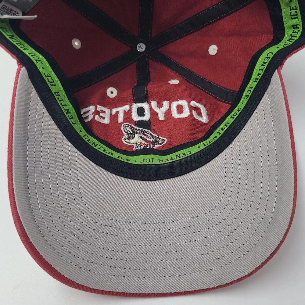 Arizona Coyotes Hat Strapback Reebok Red‎ White NHL Hockey Logo Center Ice Men